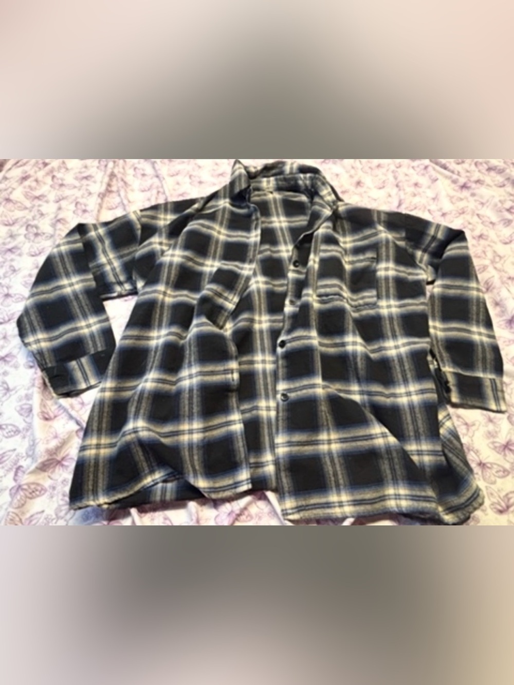 ✴️Blue Stripe Flannel